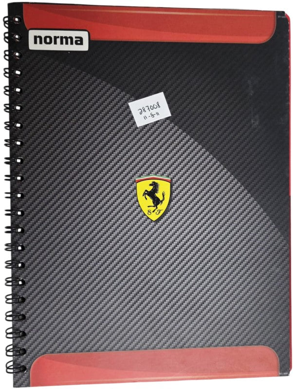 Cuaderno Profesional Espi Espiral Ferrari® 100 hojas Raya Norma® 525150 Pieza 7702111251502 03