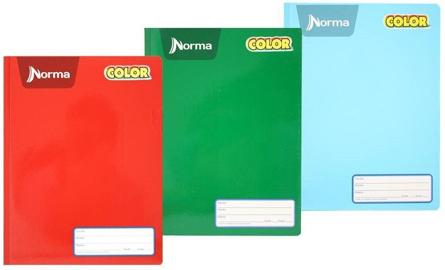 Cuaderno College Cosido Color 100 hojas Cuadro 7mm Norma® 520557 [Pieza] 7702111812871
