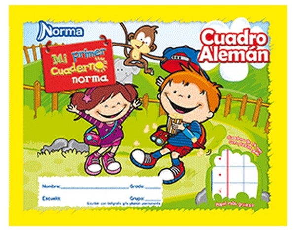 Cuaderno Preescolar Cosid Mi Primer 24.8×19 Alemán 72 hojas Cuadro14mm Norma® 834051 [Pieza] 7702111340510