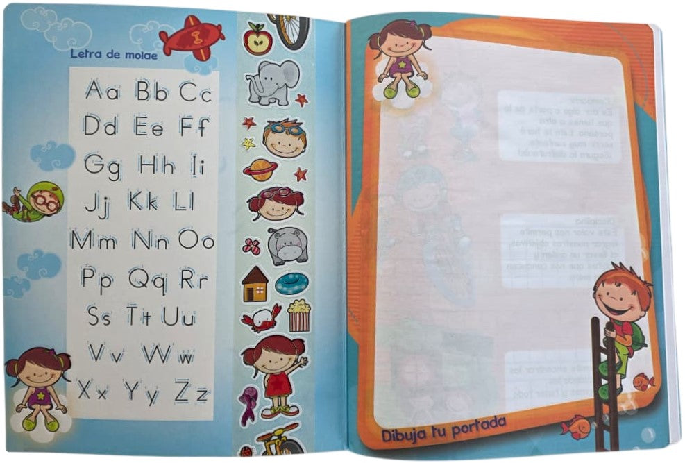 Cuaderno Preescolar Cosid Mi Primer 20×26 #A Blanco 50 hojas Cuadro10mm Norma® 529822 [Pieza] 7702111298224 3