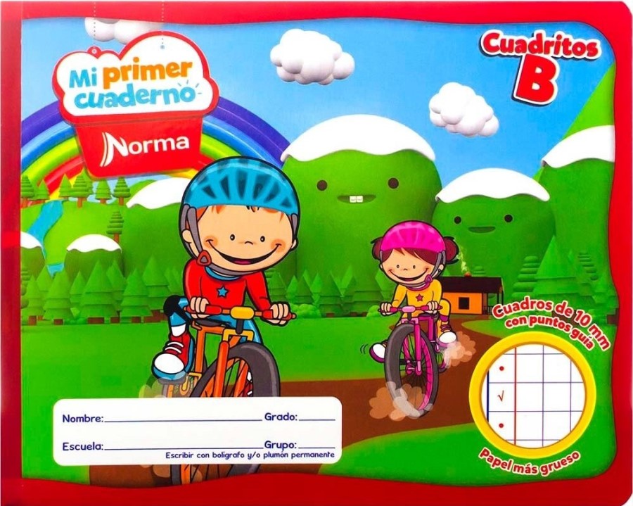 Cuaderno Preescolar Cosid Mi Primer 24.8×19 #B 72 hojas Cuadro10mm Norma® 529942 [Pieza] 7702111299429
