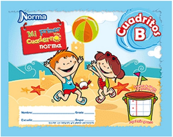 Cuaderno Preescolar Cosid Mi Primer 24.8×19 #B 72 hojas Cuadro10mm Norma® 529942 [Pieza] 7702111299429 5