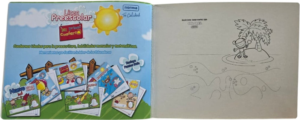 Cuaderno Preescolar Cosid Punto Guia 24.8×19 Raya B 72 hojas Raya 10mm Norma® 526550 [Pieza] 7702111265509 6
