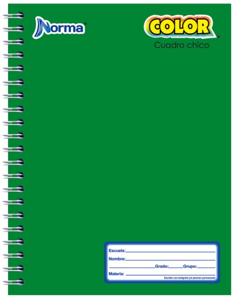 Cuaderno Profesional Espi DO Color 360° 100 hojas Cuadro 7mm Norma® 520007 Pieza 7702111200074