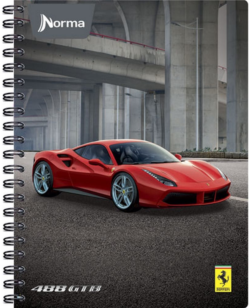 Cuaderno Profesional Espi Espiral Ferrari® 100 hojas Cuadro 7mm Norma® 525143 Pieza 7702111251434 03