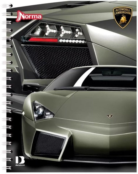 Cuaderno Profesional Espi Lamborghini Pasta Dura 80 hojas Raya Norma® 580626 [Pieza] 7702111806269