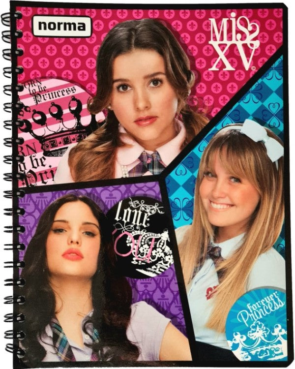 Cuaderno Profesional Espi MiSs XV© •BFF• 100 hojas Cuadro 5mm Norma® 580987 [Pieza] 7702111809871 2