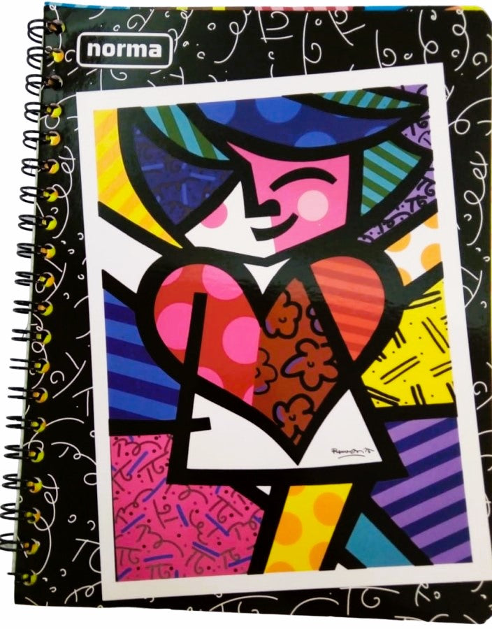 Cuaderno Profesional Espi Romero Britto 100 hojas Cuadro 7mm Norma® 581024 [Pieza] 7702111810242 7