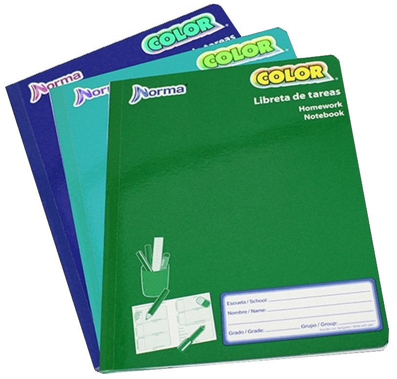 Cuaderno College Cosido Color 360° 48 hojas Tareas Norma® 581312 Pieza 7702111813120 01