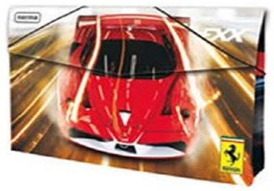 Archivero Expandible Ferrari c/Liga Negro-Rojo 25.4×38 Norma® 536156 [Pieza] 7702111361560