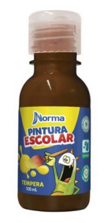 Pintura Témpera Norma Escolar 100ml Café Norma® 544957 Pieza 7702111449572 01