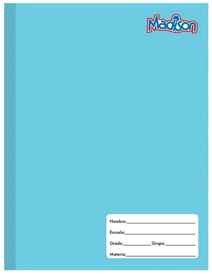 Cuaderno Profesional Cosi Cosido Madison 100 hojas Doble Raya Norma® 582346 Pieza 7702111823464 01