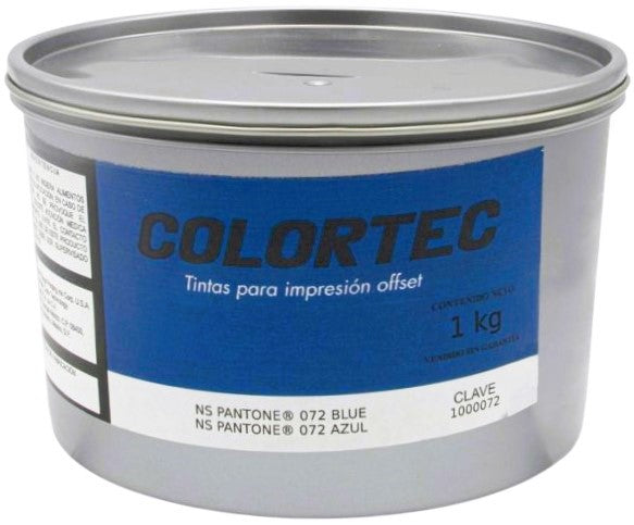 Tinta tono Pantone® 1kg Azul 072 ColorTec® 1000072 Kilo 02