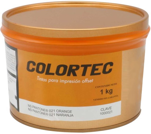 Tinta tono Pantone® 1kg Naranja 021 ColorTec® 1000021 Kilo 01