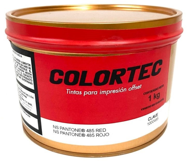 Tinta tono Pantone® 1kg Rojo 485 ColorTec® 1000485 Kilo 01
