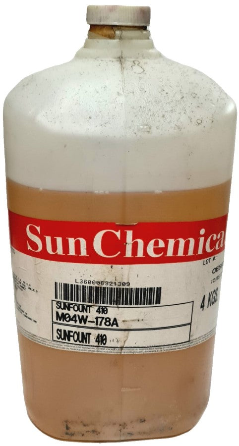 Solución p/la Fuente Sun Fountain 410 4kg Sun Chemical® M04W-178A [Contenedor plástico]