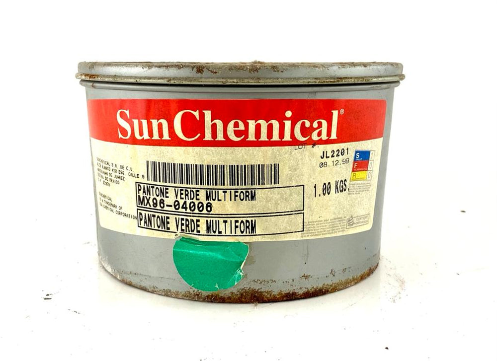 Tinta tono Pantone® Multiforma 1kg Verde Sun Chemical® 04006 [Kilo]