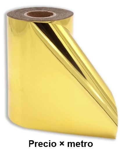Papel Metalizado Metalustre Rollo Oro Centenario .60×1m euromac® ML0012 [Metro] 7501523720701