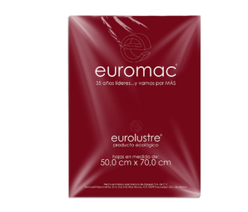 Papel Lustrina Eurolustre 24.5k Vino 50×70 70g euromac® EL0095 Hoja 7501523725690 01