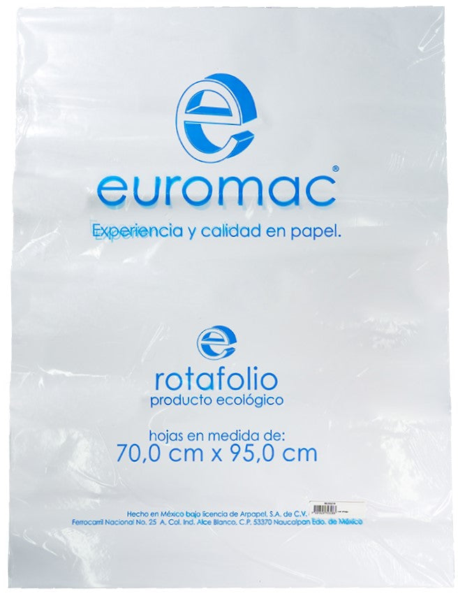 Papel p/Rotafolio 2 caras 68g Blanco 70×95cm euromac® RT0001 Hoja 7501523720961 01