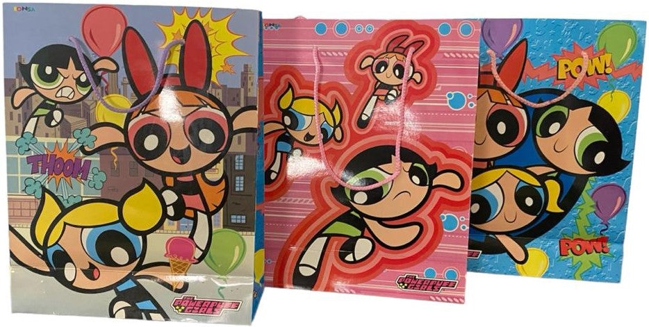 Bolsa p/Regalo Powerpuff Girls Grande 28×35+10 Proesa® [Pieza] 7501832604112