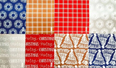 Papel p/Regalo Navidad Couche Modelos Varios 70×100cm LuxArt® [Hoja] 2