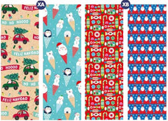 Papel p/Regalo Navidad Couche Modelos Varios 70×100cm LuxArt® [Hoja] 3