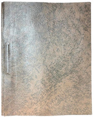 Carpeta Imitación Cuero Broche 8cm Cartón Café Carta Proesa® [Pieza]