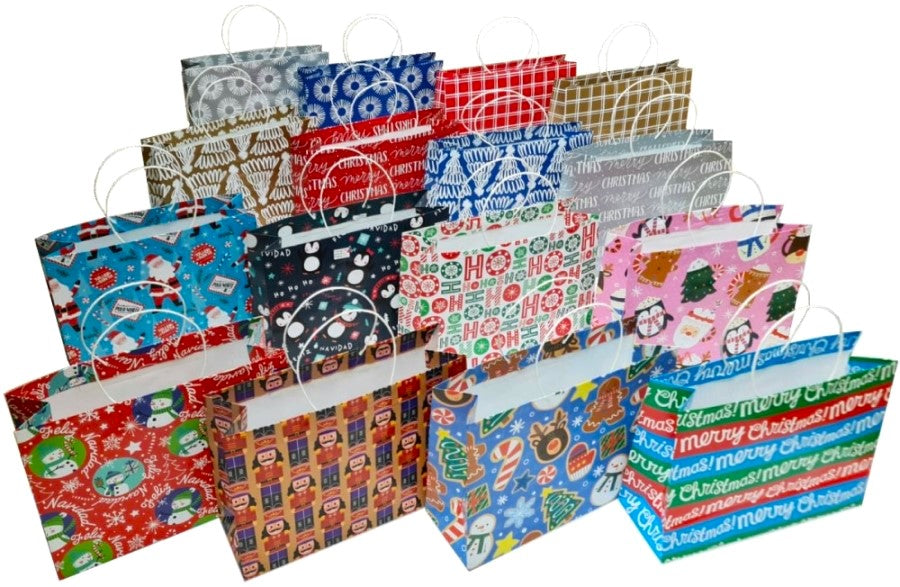 Bolsa p/Regalo Navidad Mini Tote 32×23×11 LuxArt® [Pieza]