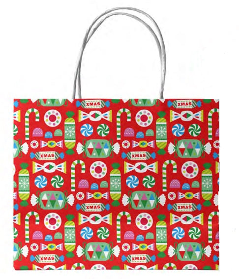 Bolsa p/Regalo Navidad Mini Tote 32×23×11 LuxArt® [Pieza] 2