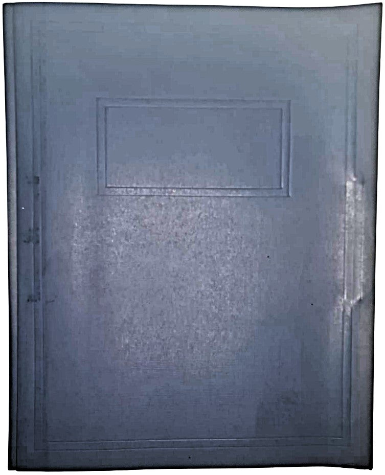 Carpeta Publicitas Broche 8cm Azul Oscuro Carta Proesa® [Pieza]