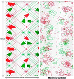 Bolsa Celofán Decorada Navidad c/fuelle Grande 48×68cm CRISTALINE Pieza 7501667100056