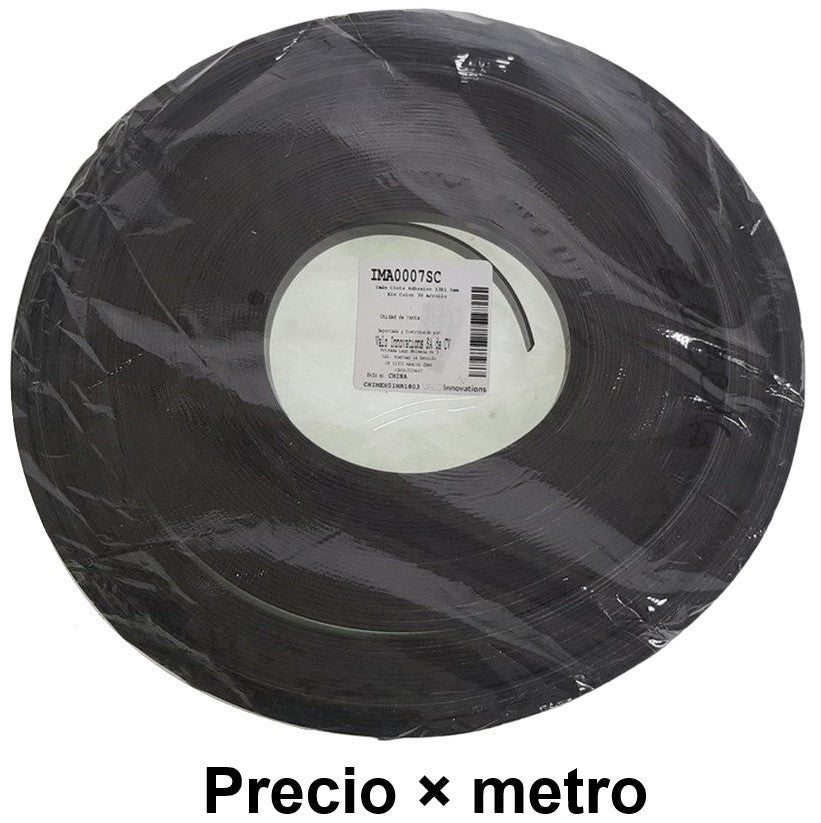 Imán c/Adhesivo 1.5mm Espesor 029-9584 Negro Ancho 13mm Mercería® IMA0007SC [Metro] 751214013057