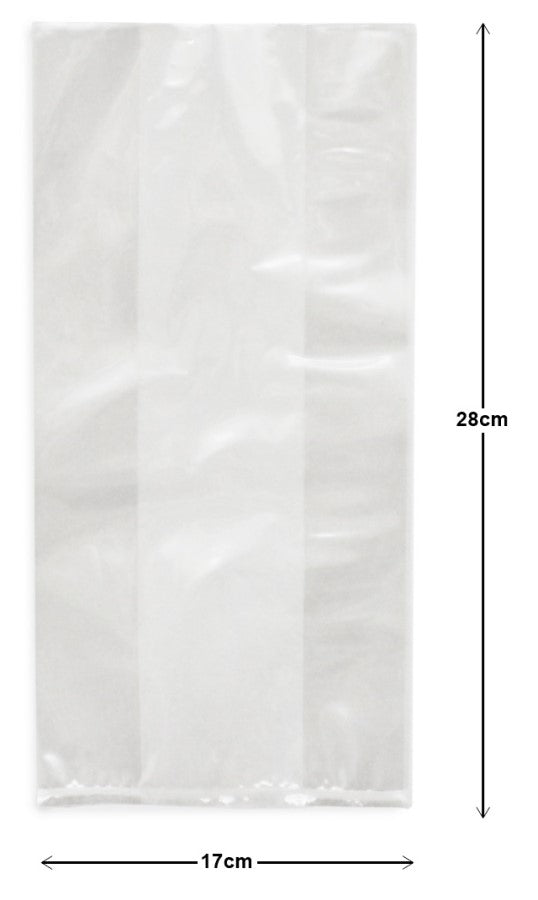 Bolsa Celofán Transparent Lisa con fuelle Mini 17×28cm CRISTALINE® Pieza 7501667100087 01