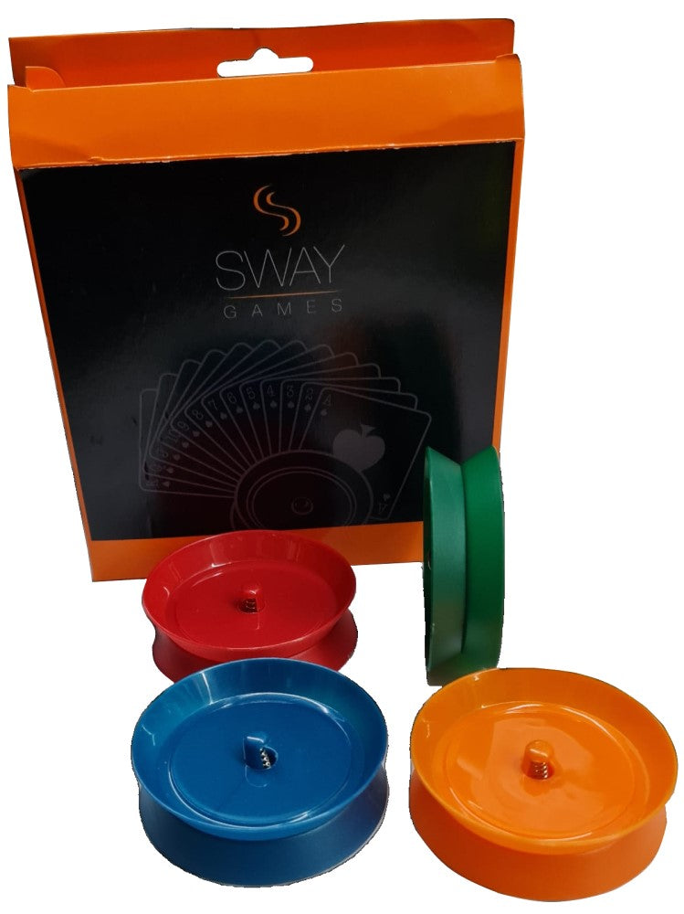 Porta Naipes - Cartas c/4 Plástico Colores Jumbo SWAY Games® [Pieza] 7503003171928 3