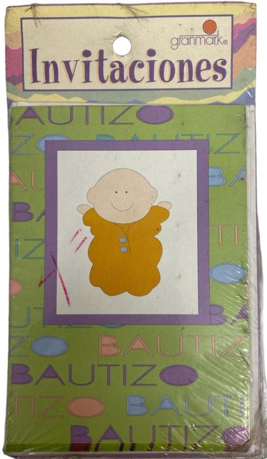 Invitación Bautizo c/Sobre c/6 varios modelos granmark® [Paquete] 751214090041 2