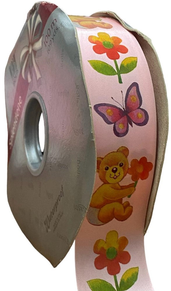 Listón Rudi Nastro Splendene Rosa Bebe 34mmx100m Bolis® [Pieza]