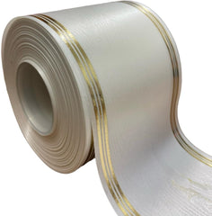 Listón Cerimony LAME Blanco 80mm×50m Bolis® 565170834 [Pieza] 8001565170834