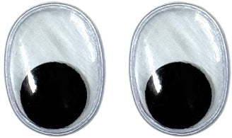 Ojo Movible Ovalado 9×12mm Mercería® 094-0259 Pieza 02