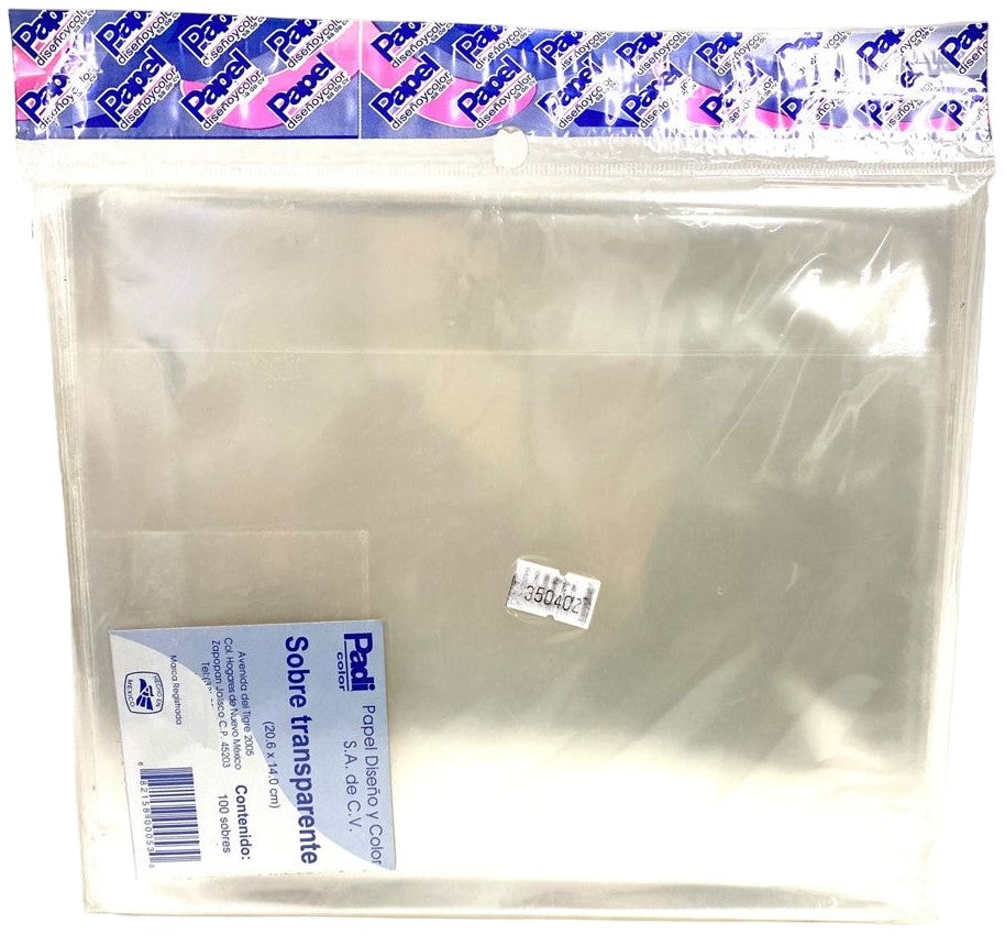 Sobre Polipropileno c/Fue c/100 c/100 20.6×14+3. Padi® 053 [Pieza] 682158000530