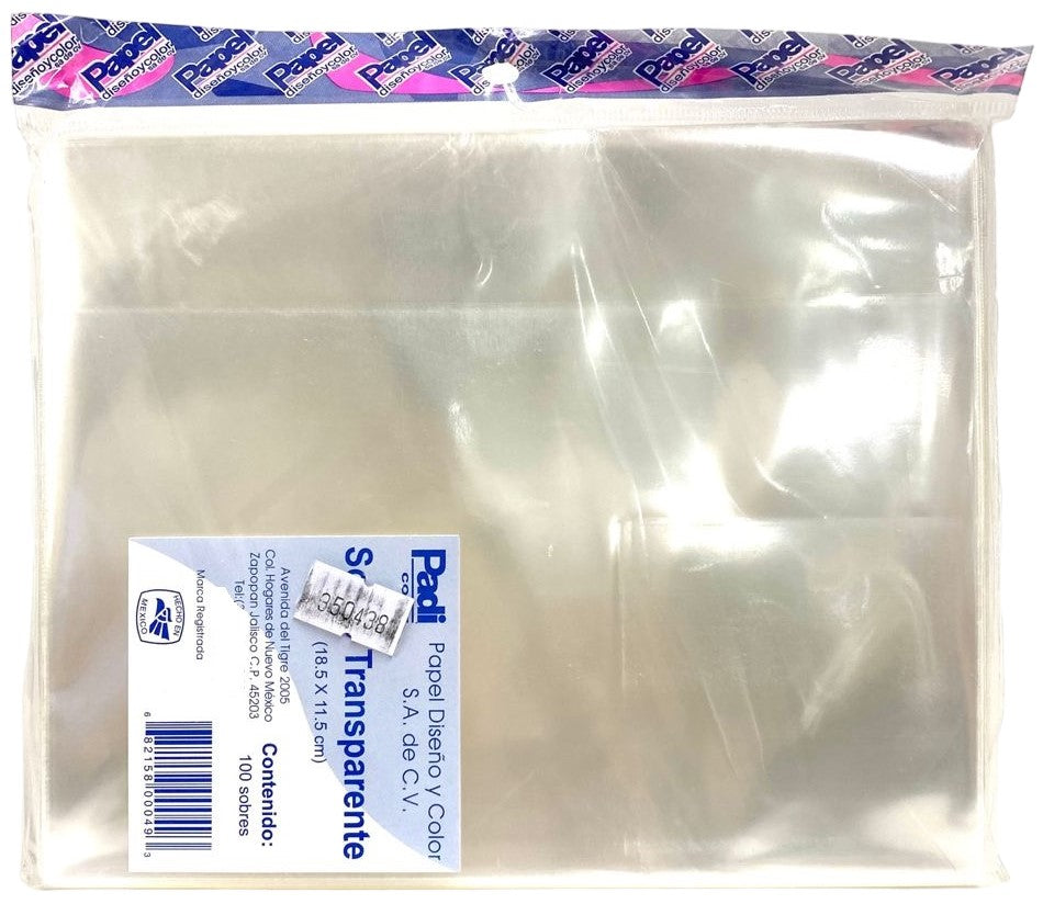 Sobre Polipropileno c/Fue a c/100 18.5×11.5+ Padi® 049 [Pieza] 682158000493