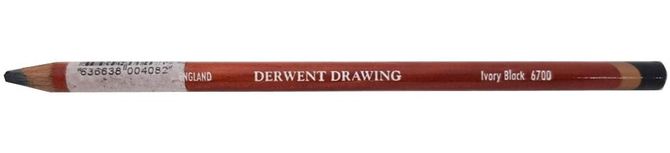 Lápiz p/Arte Derwent Drawing Ivory Black 6700 DERWENT® 21304 [Pieza] 636638001258