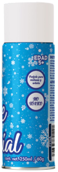 Nieve en Spray Artificial 250ml 60g 5×16cm EuroNovelty® [Aerosol] 7506377821291 2