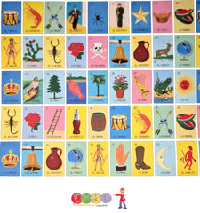Lotería en Pliego Imágen Mini 14×24mm c/754 Plantilla 47×70cm D`Art® 48009119 [Pieza] 7599554002125 2