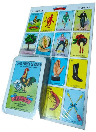 Lotería 1 Juego de Naipes Grande c/10 Tablas Chicas 13.5×21.5 Gallo® 17277 [Bolsa] 748622172773 7