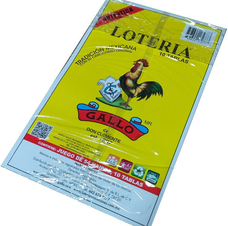 Lotería 1 Juego de Naipes Grande c/10 Tablas Chicas 13.5×21.5 Gallo® 17277 [Bolsa] 748622172773 8