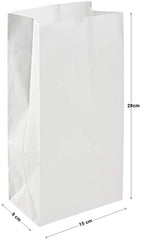 Bolsa Papel #6 Libras Blanco 15×9×28cm Weyerhaeuser® 32476507066 [Pieza]