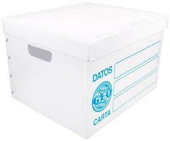 Caja Archivo de Plástico 36.5×31×25cm Tapa Separada Carta GEO® 1000012 [Pieza] 2