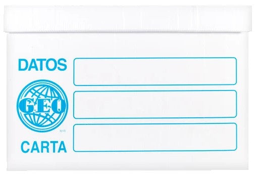 Caja Archivo de Plástico 36.5×31×25cm Tapa Separada Carta GEO® 1000012 [Pieza] 3