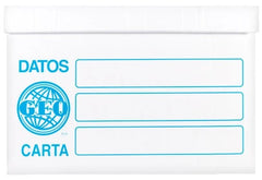 Caja Archivo de Plástico 36.5×31×25cm Tapa Separada Carta GEO® 1000012 [Pieza] 3